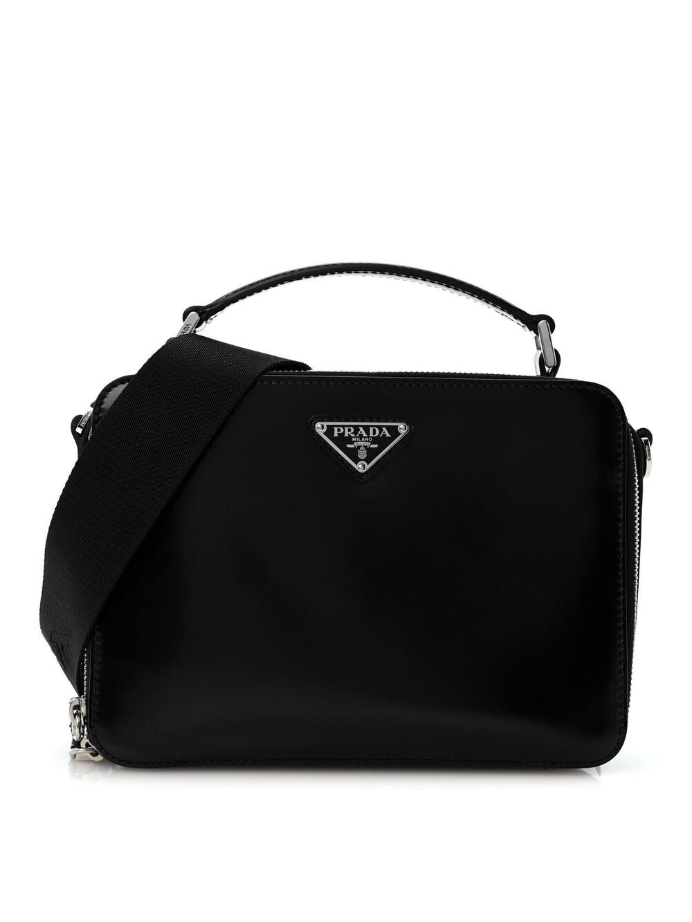 Prada Spazzolato Medium Brique #343909P14B